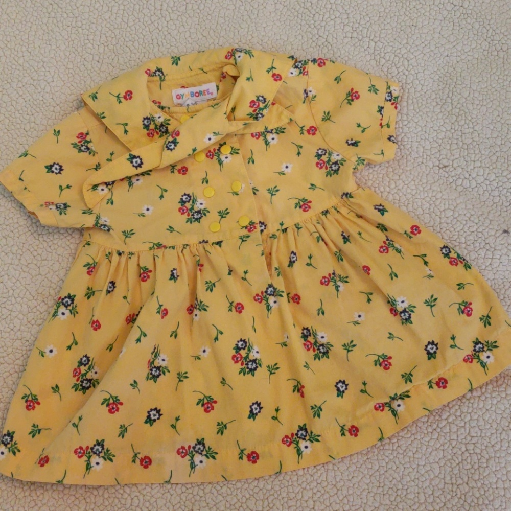 Yellow spring dress